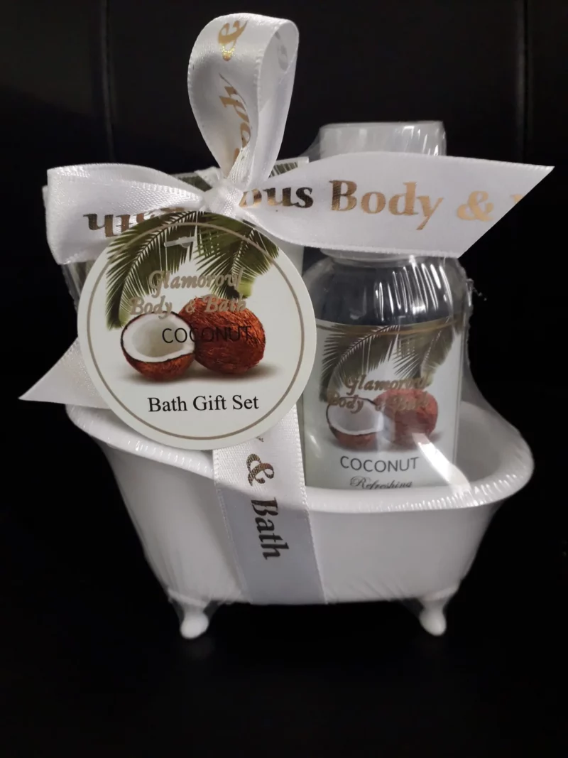 Glamorous Body & Bath Coconut Gift Set