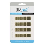 Eurostil Τσιμπιδάκι μαλλιών ξανθό 7cm 24τμχ