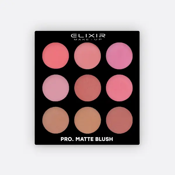 Elixir Pro. Matte Blush Palette#846