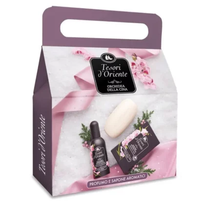 Tesori d’Oriente Orchidea Box Gift Set Edt 100ml & Soap 150ml