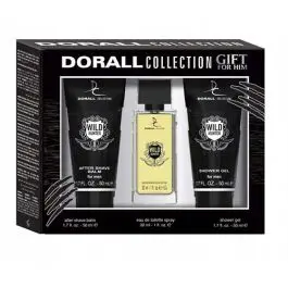 Dorall Collection Wild Hunter After Shave 50ml & Edt 30ml & Shower Gel 50ml