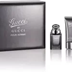 Gucci By Gucci Pour Homme Edt & 50ml Aftershave Balm & 50ml Shower Gel