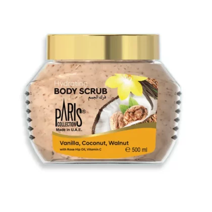 Paris Collection Vanilla & Coconut & Walnut Body Scrub 500ml