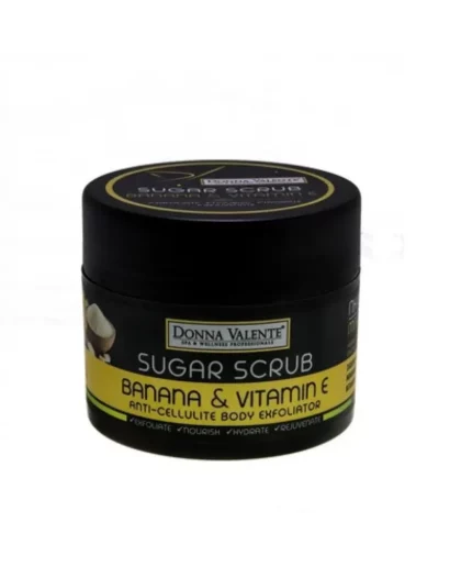 Donna Valente Banana & Vitamin E Sugar Scrub 250gr