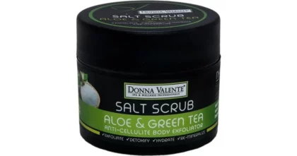 Donna Valente Aloe Vera & Green Tea Salt Scrub 600gr