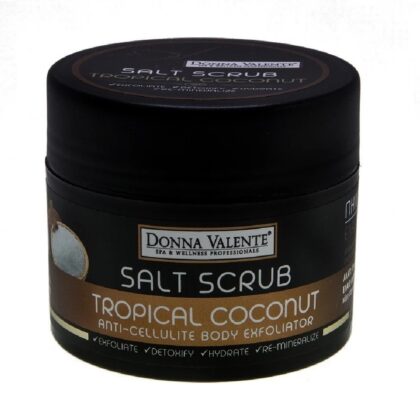 Donna Valente Tropical Coconut Salt Scrub 600gr