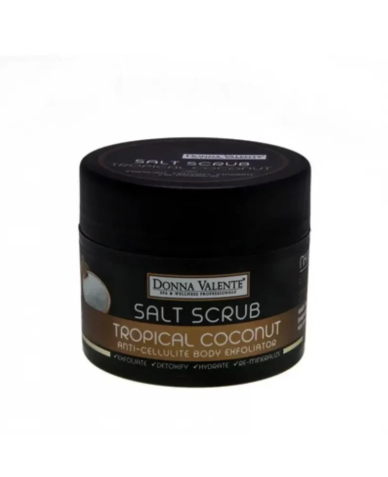 Donna Valente Tropical Coconut Salt Scrub 250gr